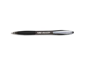 Stylo-bille bic atlantis premium soft écriture moyenne 0.5mm rétractable encre extra douce coloris noir — Non classé