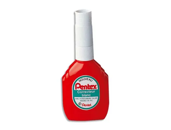 Correcteur pentel pentex zlc1w poche corps flexible stylo 18ml séchage rapide — Non classé