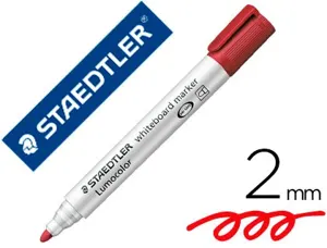 Marqueur staedtler tableau blanc dry safe pointe ogive rouge — Non classé