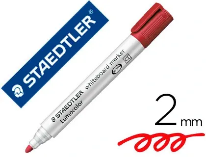 Marqueur staedtler tableau blanc dry safe pointe ogive rouge — Non classé