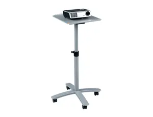 Table vidéoprojecteur 4 roulettes 2 freins 360 degrés hauteur réglable 81/120cm charge max 10kg 38x43cm base 60x60cm — Non…