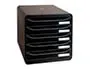 EXACOMPTA Module de classement BIG-BOX PLUS, 5 tiroirs, noir — Aménagement d'espace — vue 2