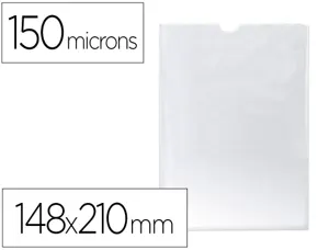 Étui protection q-connect pvc transparent 14/100e a5 210x148mm contour soudé en u — Non classé