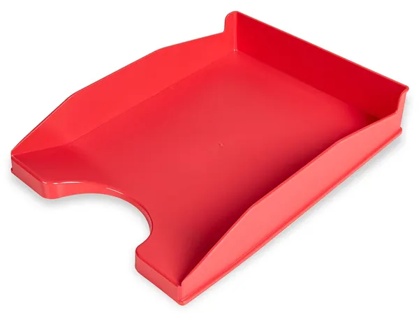 Corbeille à courrier q-connectpolypropylène documents a4+ 240x320mm empilable 350x255x65mm coloris rouge opaque — Non classé