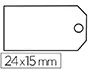 APLI Etiquette à suspendre, dimensions: 15 x 24 mm, blanc — Fournitures — vue 2