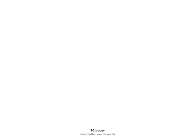 Cahier piqué conquérant classique couverture polypropylène rigide transparente a4+ 24x32cm 96 pages 90g séyès incolore —…