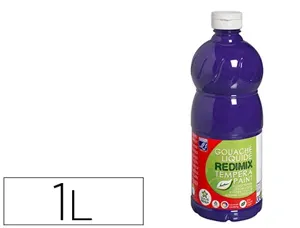 LEFRANC BOURGEOIS Gouache liquide 1.000 ml, violet — Gouaches et peintures scolaire