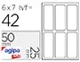 APLI Etiquette multi-usage, 25 x 50 mm, blanc — Fournitures — vue 2