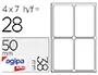 APLI Etiquette multi-usage, 38 x 50 mm, blanc — Fournitures — vue 2