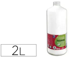 Gouache lefranc bourgeois liquide redimix non toxique fluide couvrante prête à l'emploi blanc flacon 2000ml — Non classé