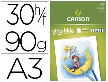 Bloc canson mes premiers dessins a3 297x420mm paquet 30f — Non classé