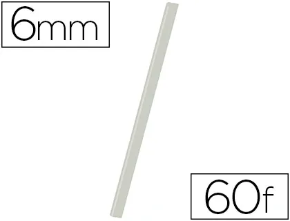 EXACOMPTA Peigne à relier Serodo, A4, 6 mm, transparent — Classement & archivage