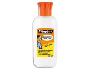 Colle vinylique cléopâtre blanche tous types travaux usage maison bureau nettoyage facile sans solvant flacon 100ml — Non…