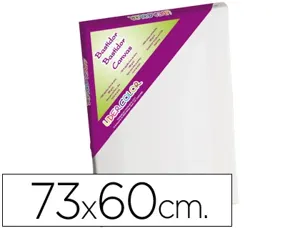 Toile sur chassis liderpapel 20f agraffe au dos 100% coton 1,8x3,8 cm bords en bois      73x60 cm — Non classé