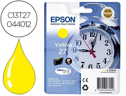 Cartouche d'encre original epson c13t27044010 300 p jaune — Non classé