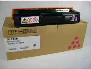 Toner laser original ricoh c220e 2000 p magenta — Non classé