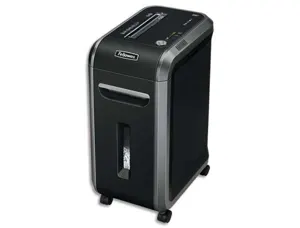Destructeur fellowes 99ci coupe croisée 4x38mm 18f anti-bourrages silentshred détruit 3.6m/min p-4 safesense 64x29x44cm —…