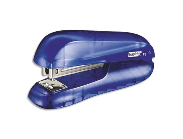 Rapid Agrafeuse F6, capacité d'agrafage: 20 feuilles, bleu — Fournitures