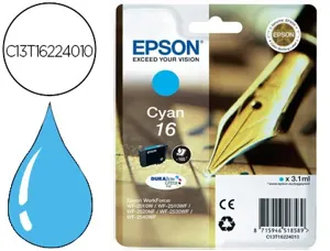 Cartouche d'encre original epson c13t16224010 165 p cyan — Non classé