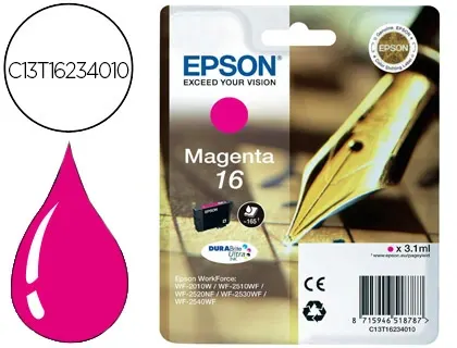 Cartouche d'encre original epson c13t16234010 165 p magenta — Non classé