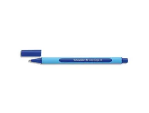 Stylo-bille schneider slider edge écriture large 1mm corps triangulaire caoutchouc viscoglide bleu — Non classé