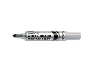 Marqueur pentel maxiflo effaçable tableau blanc pointe conique tracé 2,1mm écriture 1000m corps plastique recyclé noir —…
