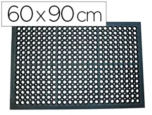 Tapis q-connect anti-fatigue pvc 60x90cm coloris noir — Non classé