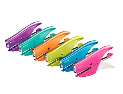 Pince À Agrafer Leitz 5531 Wow Métal 82x24x160 mm 15f Agrafes N.10 Coloris Assorties — Fournitures