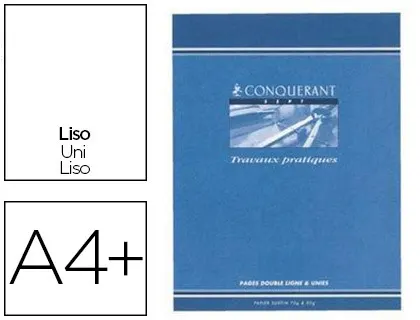 Cahier dessin piqué conquérant sept couverture offset a4+ 24x32cm 48 pages 70g — Non classé