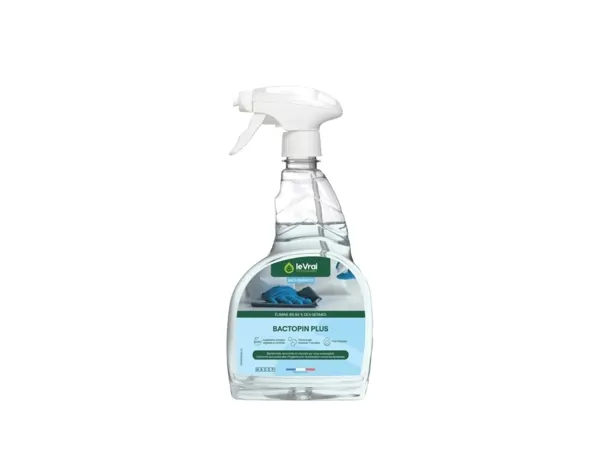 Détergent le vrai désinfectant bactopin plus tous types surfaces collectivités milieux médicalisés sportifs spray 750ml —…