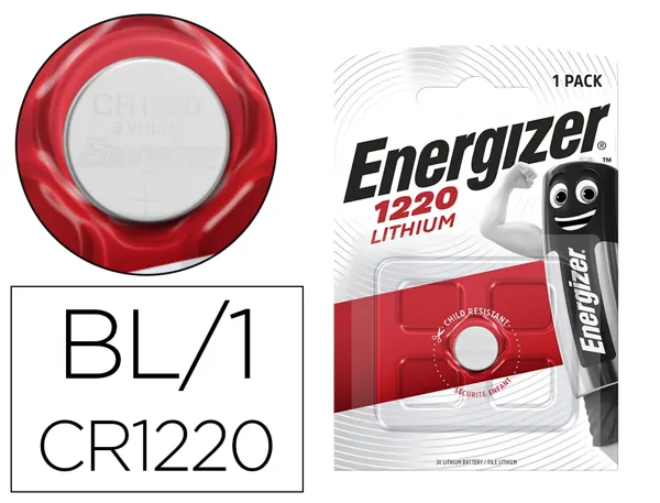 Pile energizer miniature appareils électroniques i.c.e. cr1220 3v blister 1 unité — Non classé