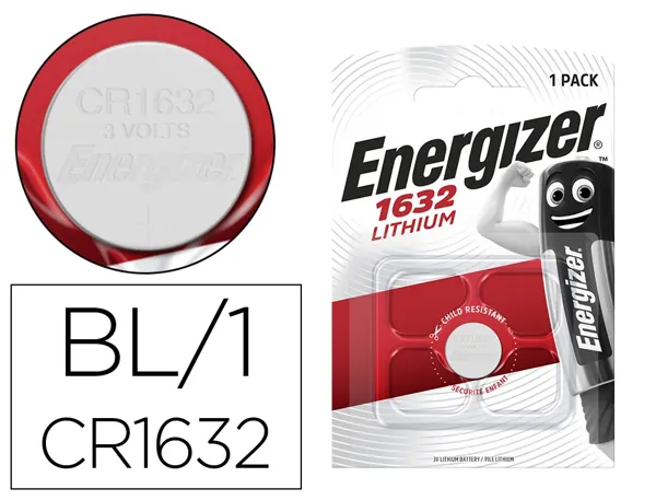 Pile energizer miniature appareils électroniques i.c.e. cr1632 3v blister 1 unité — Non classé