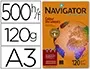 Papier Navigator Mutlifonction Colour Documents A3 120g/M2 Blancheur 169 Opacité 98 Rigidité 50 500 Feuilles —… — vue 2