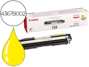 Toner laser original canon 729y 1000 p jaune — Non classé