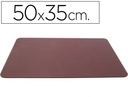 Sous-main simili cuir coins arrondis coutures fines 35x50cm — Non classé