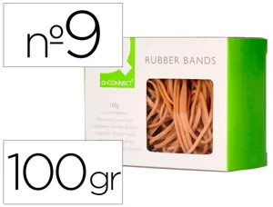 Bracelet caoutchouc q-connect n.9 90x2mm boîte fenêtre 100g — Non classé