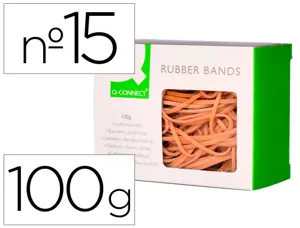 Bracelet caoutchouc q-connect n.15 150x2mm boîte fenêtre 100g — Non classé
