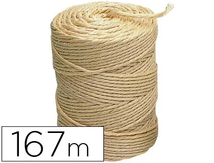 Ficelle sisal écologique liderpapel 3 fils idéal colis tra  vaux manuels décoration rouleau 1kg longueur 167m écru — Non…