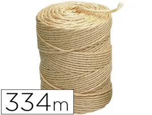 Ficelle sisal écologique liderpapel 3 fils idéal colis tra  vaux manuels décoration rouleau 2kg longueur 334m écru — Non…