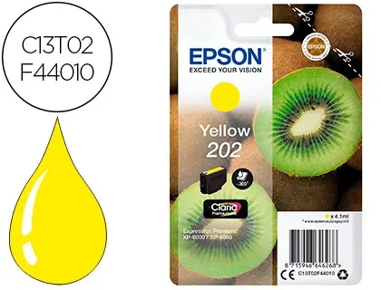 Cartouche d'encre original epson 202 300 p jaune — Non classé