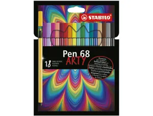 Feutre de dessin stabilo pen 68 arty etui carton de 18 — Non classé