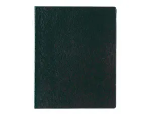 Agenda lecas classique 1 semaine/2 pagesfrancais 16x24 cm 128p coloris noir — Non classé