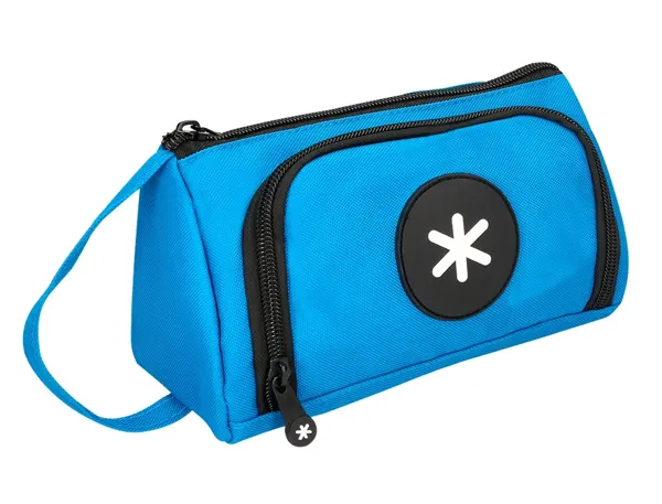 Trousse large antartik avec poche frontale grande         ouverture 110x85x200 mm bleu — Non classé