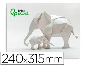 Bloc papier dessin liderpapel 240x315mm 180g/m2 10f coloris blanc — Non classé