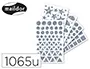 Gommette Holographique Maildor 10,5x16 cm Design Assortis Coloris Argent Sachet 20 Planches 1065 Unites — Activités… — vue 2