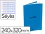 Cahier Conquerant Classique Agrafe 240x320 mm 96 Pages Seyes 90g Couverture Carte Recyclee Coloris Bleu — Cahiers… — vue 2