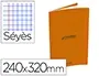 Cahier Conquerant Classique Agrafe 240x320 mm 96 Pages Seyes 90g Couverture Carte Recyclee Coloris Orange — Papier… — vue 2