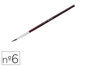 Pinceau o'color poils poney nº6 ideal gouache et aquarellevirole aluminium manche bois  laque lot 10 unites — Non classé