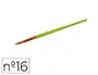 Pinceau O'color Poils Synthetique Nº16 Nylon Souples Nerveuxvirole Aluminium Manche Bois Laque Lot 10 Unites, LA… — vue 2