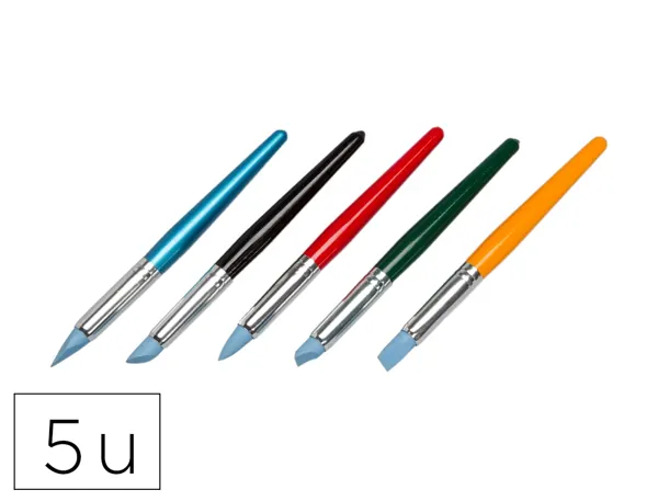 Sculpteur o'color silicone 18cm coloris assortis sachet  5 unites — Non classé